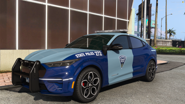 Mass State Police 2023 Mach E