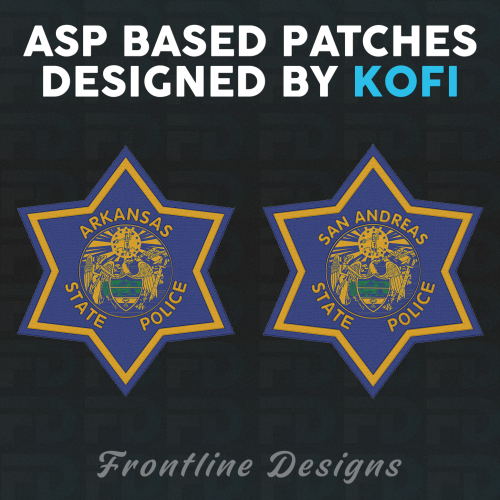More information about "Arkansas State Police Based Patches - Frontline Designs"